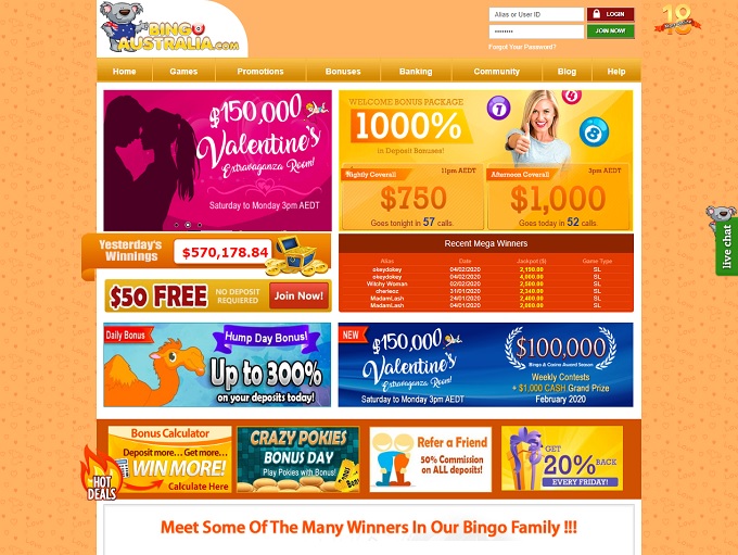 Bingo Australia Bingo Australia Home