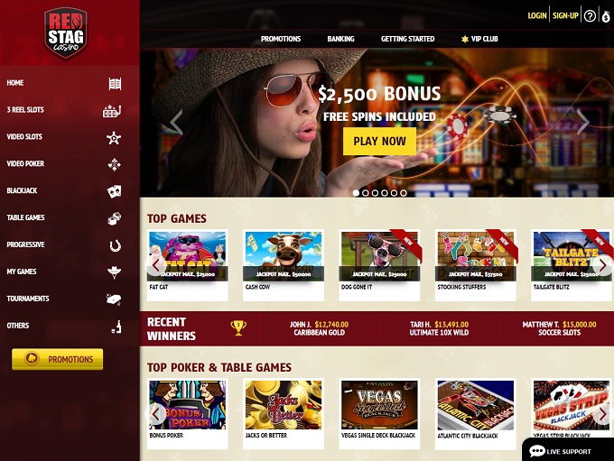 Red Stag Casino Home