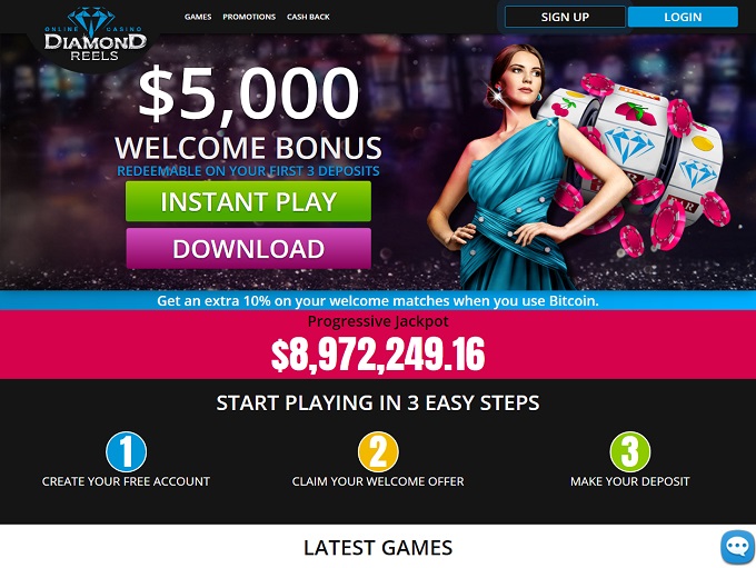 Diamond Reels Casino hp