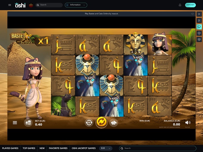 Oshi Casino 07.12.2022. Spel 2