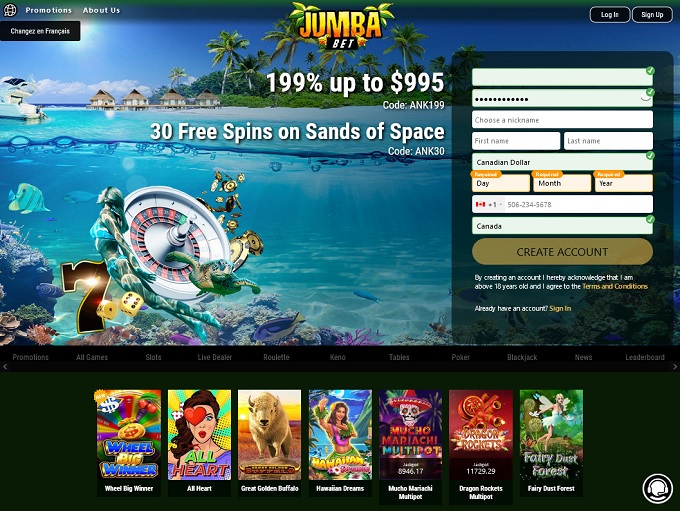 Jumba Bet Casino 29.06.2022. HP