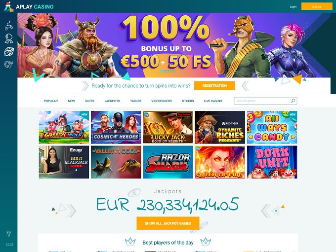 Aplay Casino 21.12.2022. HP