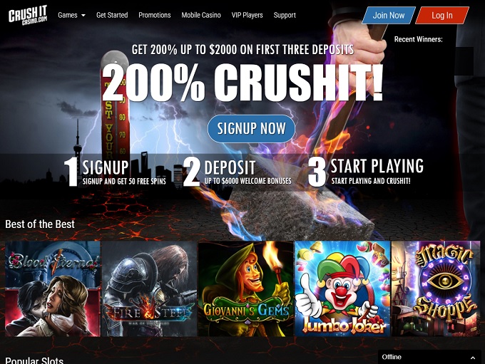 CRUSHIT casino hp