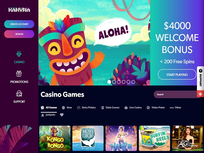 Kahuna Casino Nieuwe hp