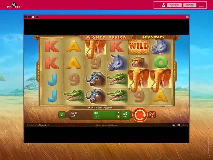 Cocosino Casino Spel 1