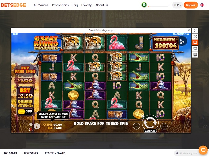 BetsEdge Casino Nieuw Spel2