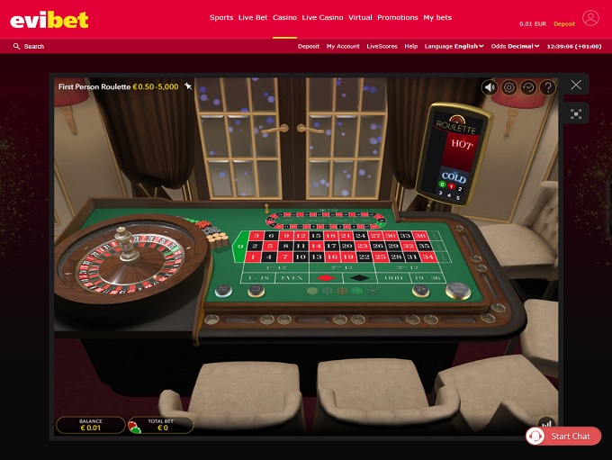 Evibet Casino Spel 3