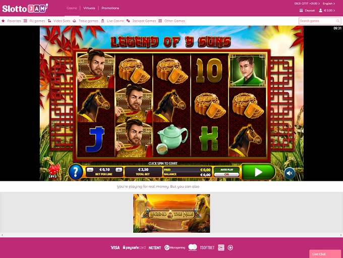 SlottoJam Casino Spel 1