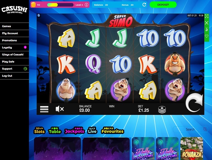 Casushi Casino Spel1