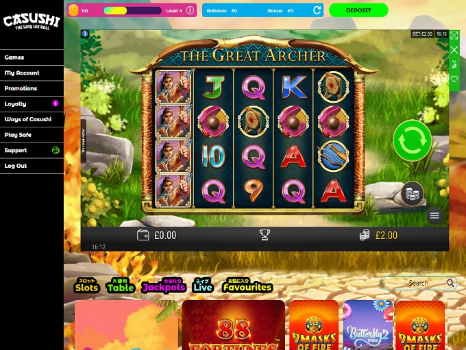 Casushi Casino Game2