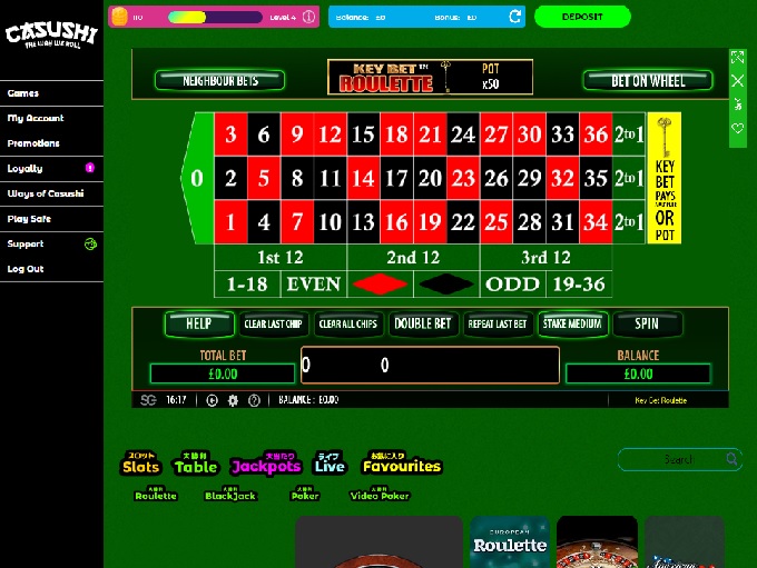 Casushi Casino Spelen3