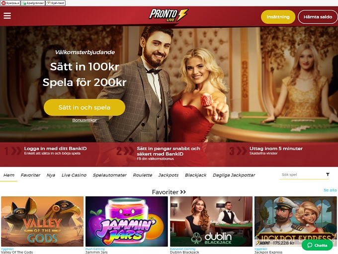 Pronto Live Casino 16.09.2020. HP