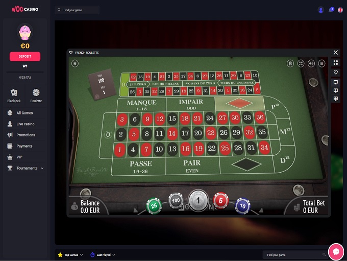 WooCasino Spel 3