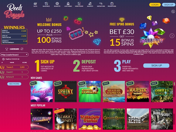 Reels Royale Casino hp