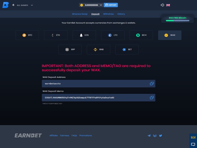 EarnBet Casino Bank