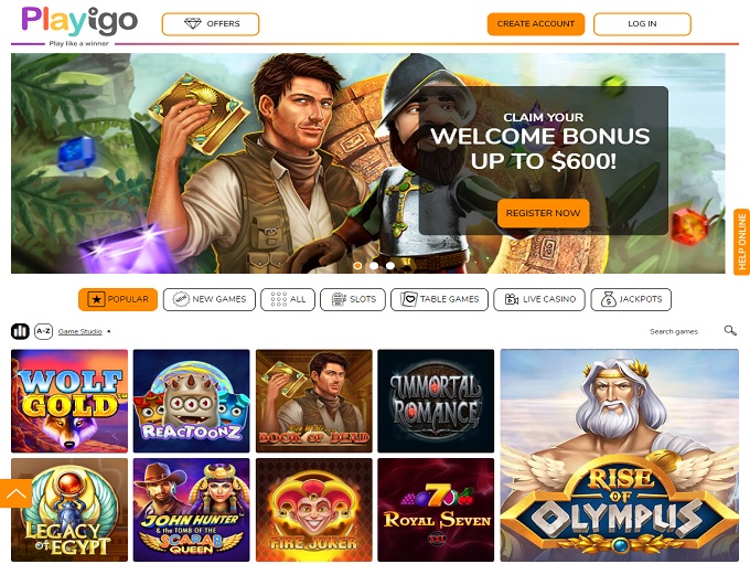 Playigo casino hp