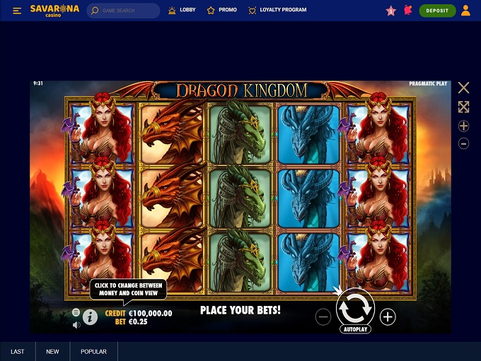 Savarona Casino Spel 1