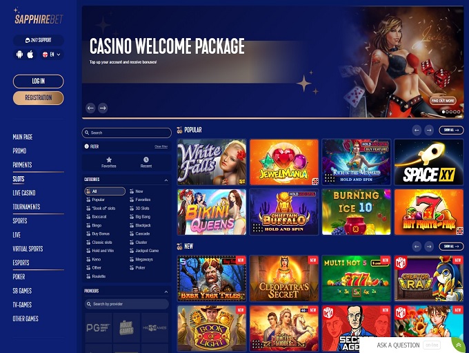 Sapphirebet Casino 10.08.2022. HP