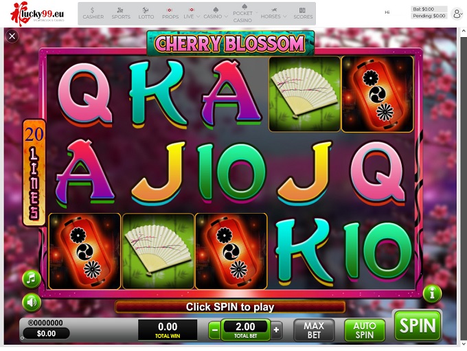 Lucky99 Casino 14.12.2021. Spel 1