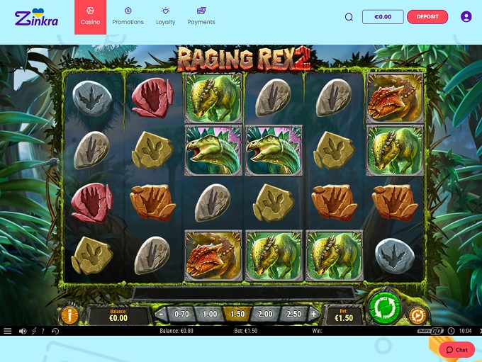 Zinkra Casino Spel 2