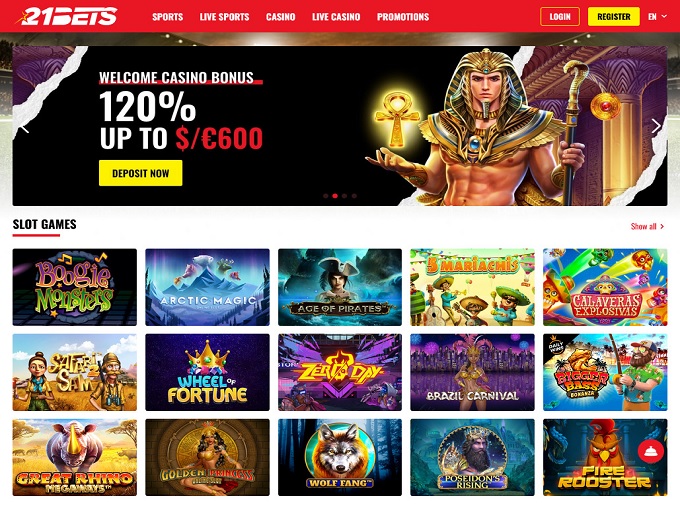 21 BETS Casino 04.07.2022. HP