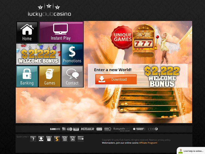 Lucky Club Casino Home