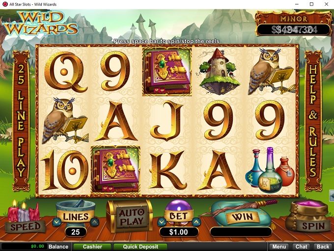 All Star Slots nieuw spel 1