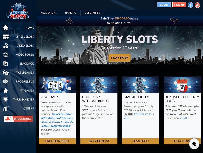 Liberty Slots Casino 18.05.2022. HP