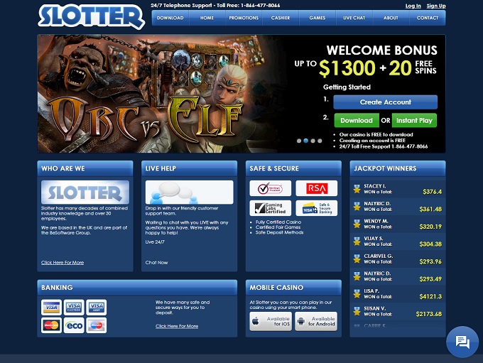 Slotter Casino 12.05.2021. HP