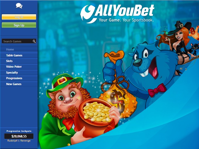 All You Bet Casino Nieuwe lobby