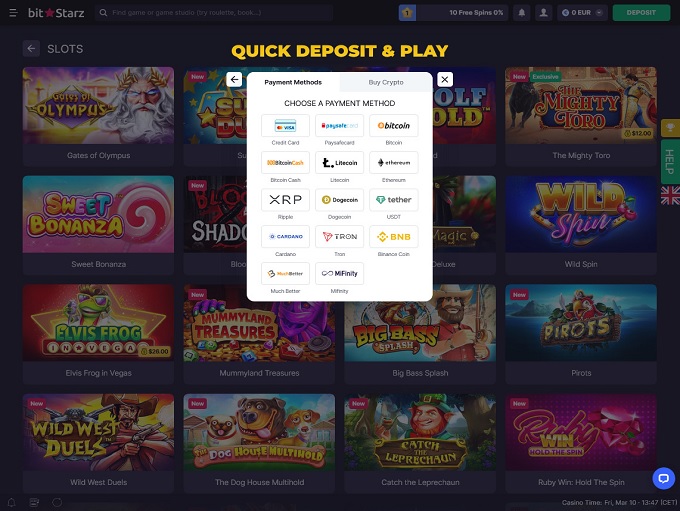 BitStarz Casino 10.03.2023. Bank