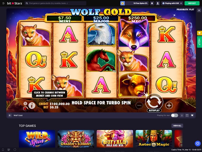 BitStarz Casino 10.03.2023. Spel1